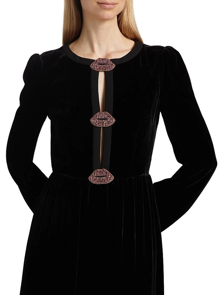 Saloni Camille Bows Dress 6