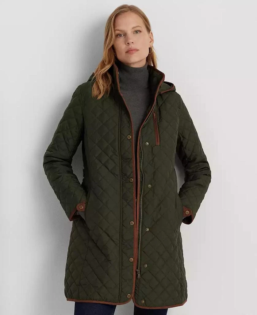 Lauren Ralph Lauren Women's Quilted Coat, Created for Macy's 1