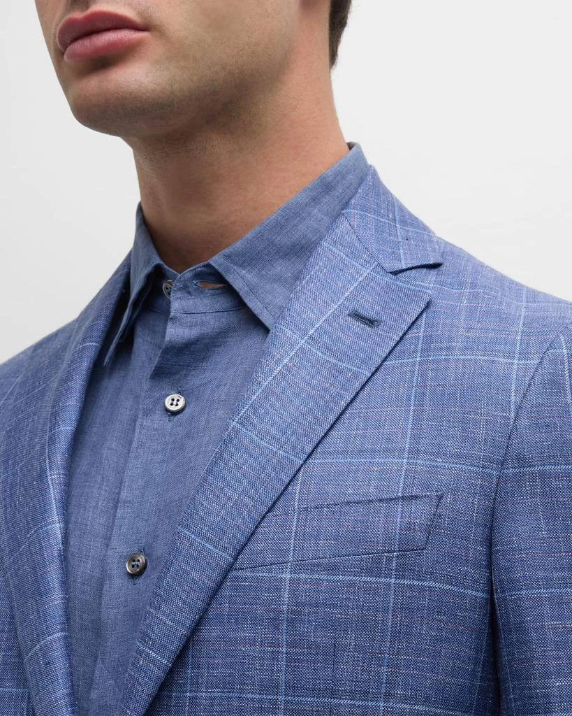 Canali Men's Windowpane Sport Coat 2