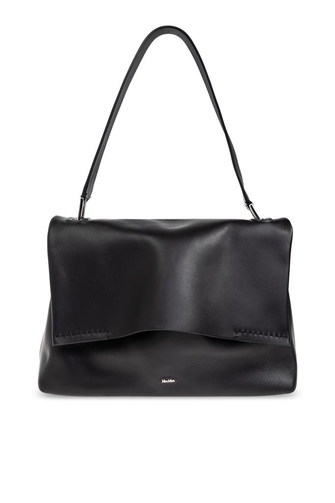 バッグ 00s Max Mara archive design shoulder bag Extra-small leather Marine bag with deerskin print, colonial