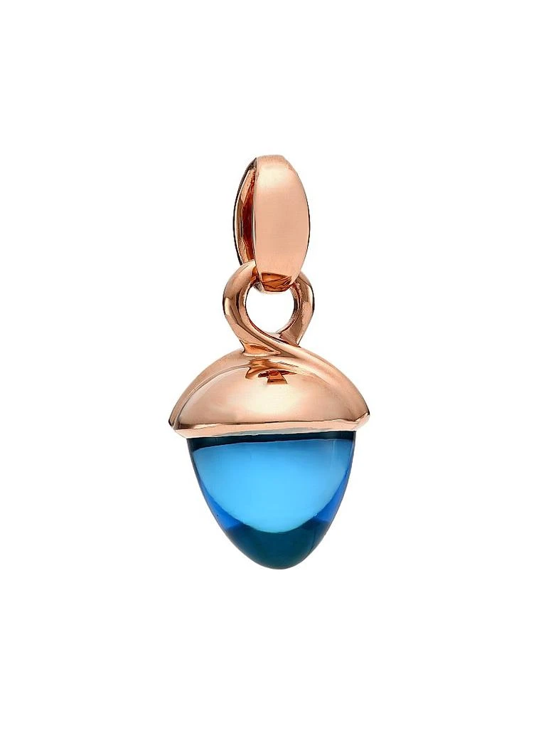 Tamara Comolli Mikado Bouquet 18K Rose Gold & Swiss Topaz Acorn Pendant 1