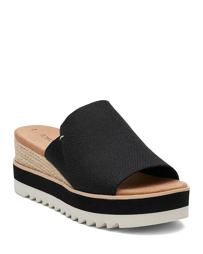 TOMS Women's Diana Mule Platform Wedge Sandals 1