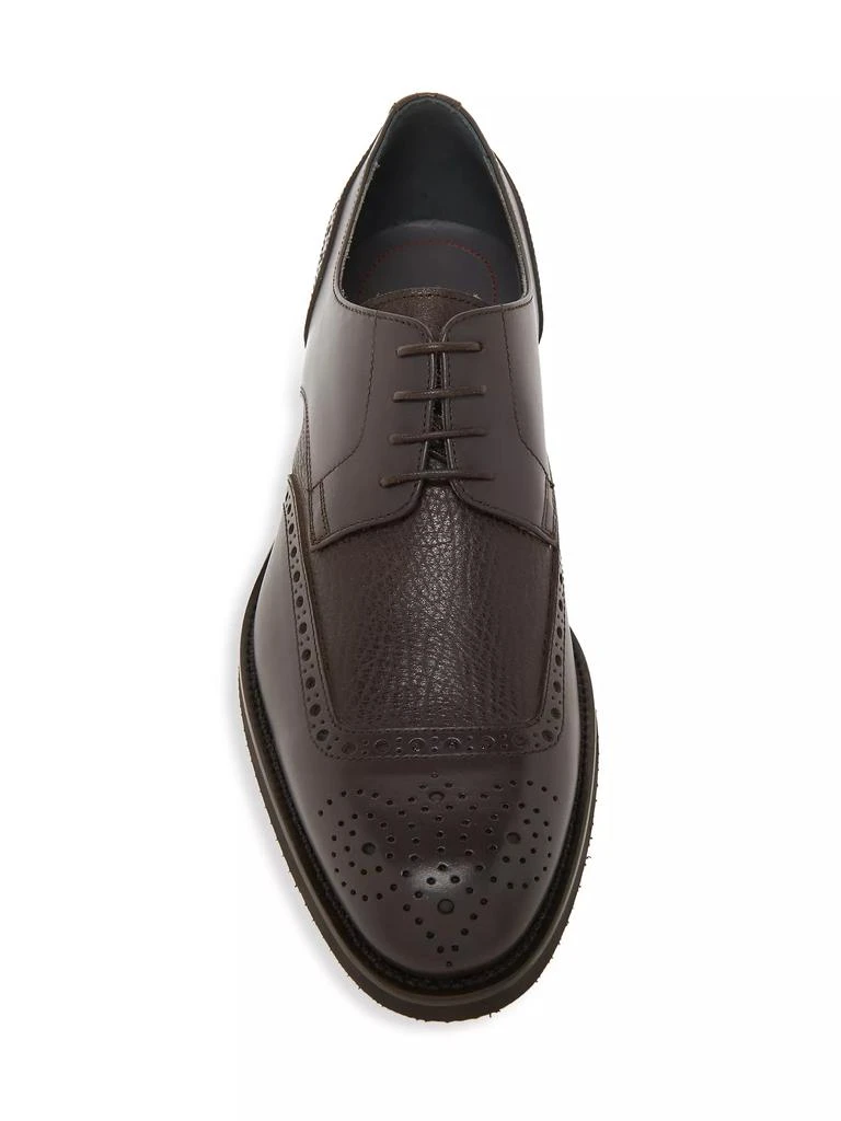 Men’s Pollini Black Perforated Leather Penny Loafers Pollini Slip-on shoes for Men | Online Sale up to 67% off | Lyst main image 4