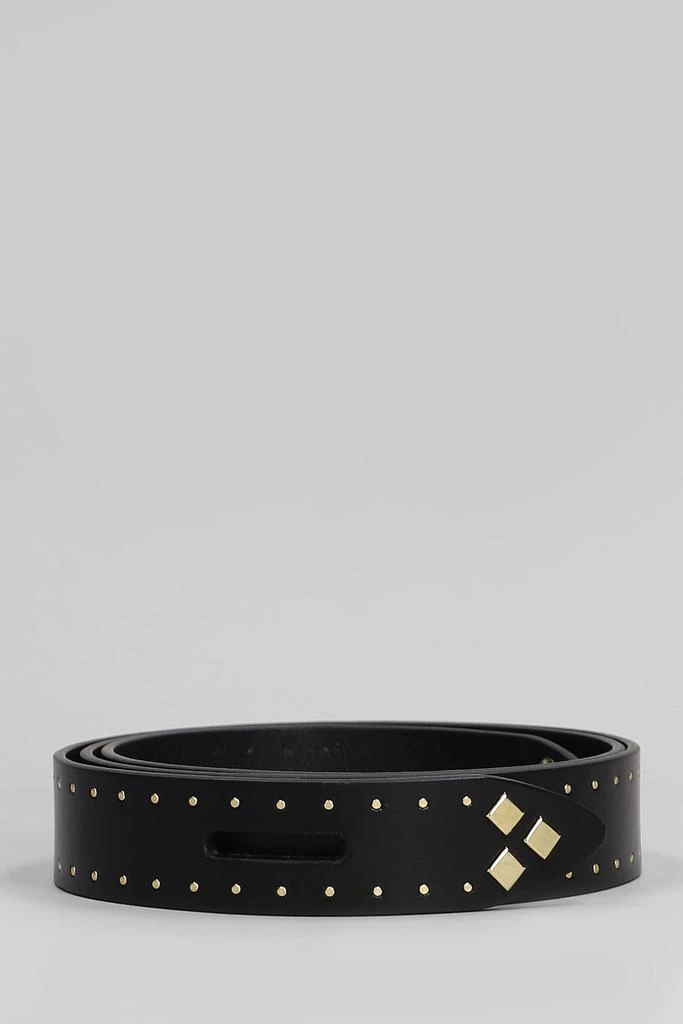 Isabel Marant Lecce Belts In Black Leather 1