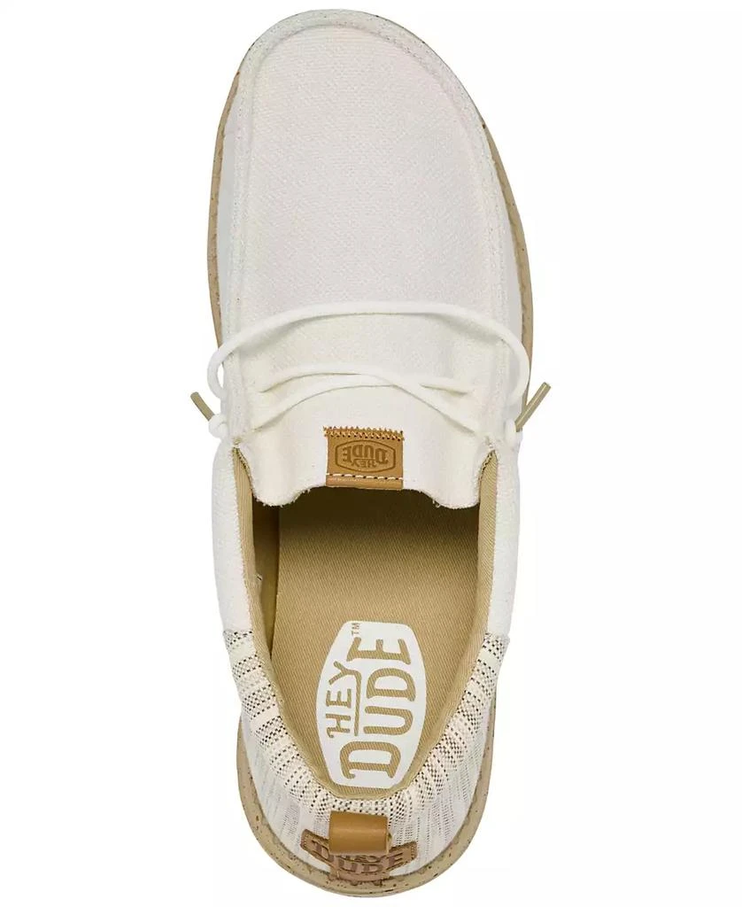 Hey Dude Men
s Wally Funk Woven Jacquard Slip-On Casual Moccasin Sneakers from Finish Line 5