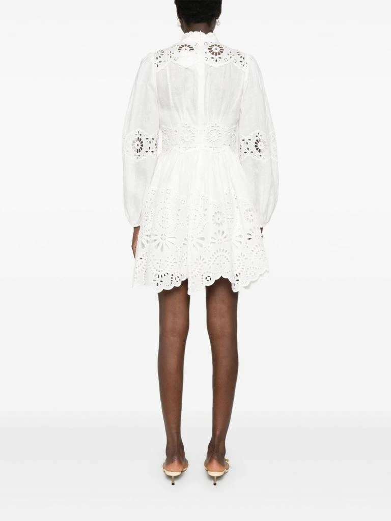 Zimmermann ZIMMERMANN - Acacia Broderie Linen Mini Dress 4