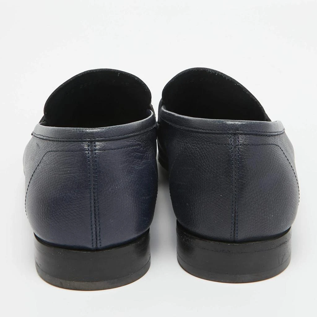 Salvatore Ferragamo Salvatore Ferragamo Navy Blue Leather Loafers Size 41 5