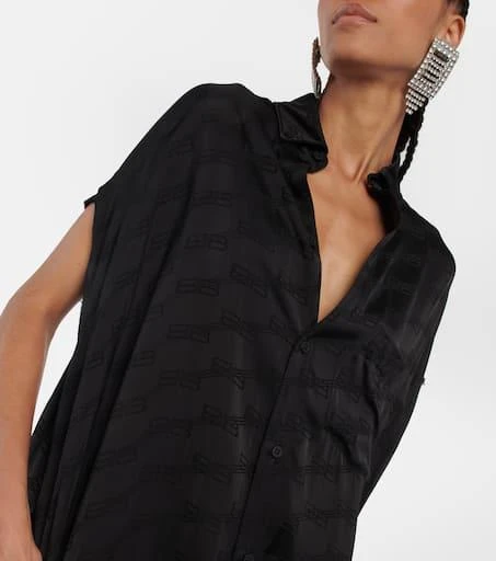 Balenciaga BB midi shirt dress 4