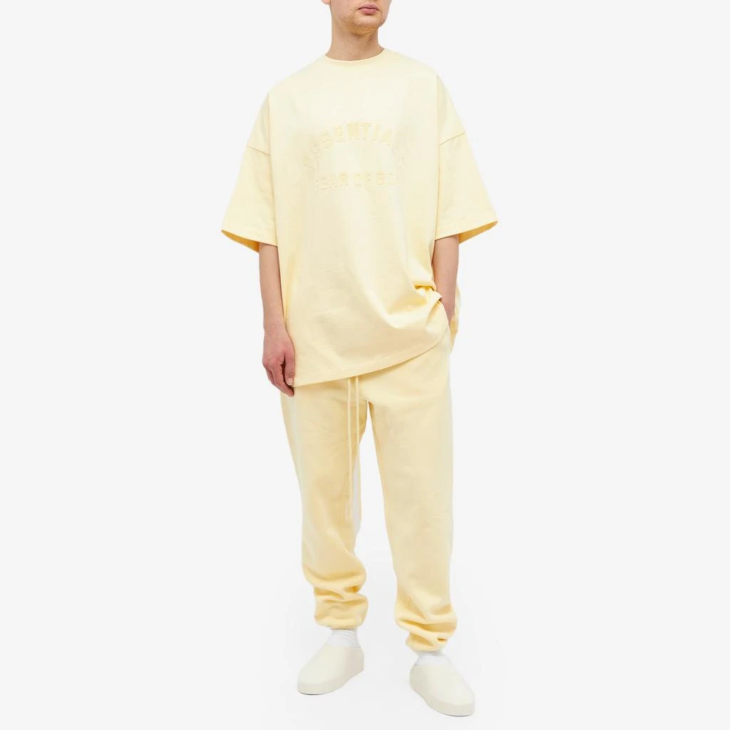Essentials Fear of God ESSENTIALS Spring Printed Logo T-Shirt - Garden Yellow 4