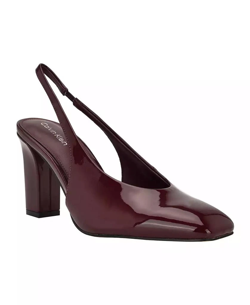 Calvin Klein Women's Raline Square Toe Slingback Pumps