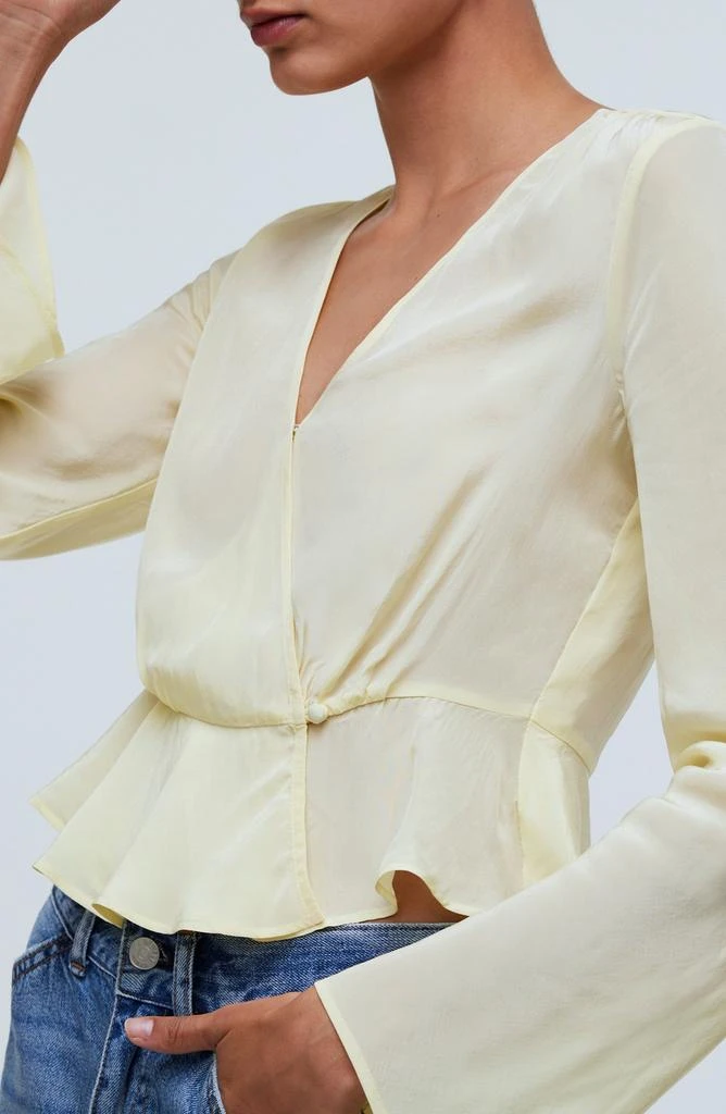 Madewell Bell Sleeve Wrap Top 4