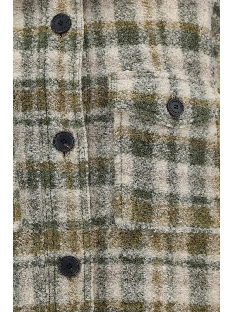 【関税&送料込】Marant Etoile Shirt Jacket Harveli Harveli checked shirt jacket in multicoloured - Marant