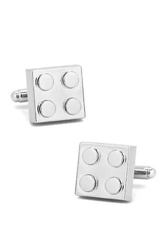 Cufflinks Inc. Silver Building Block Cufflinks