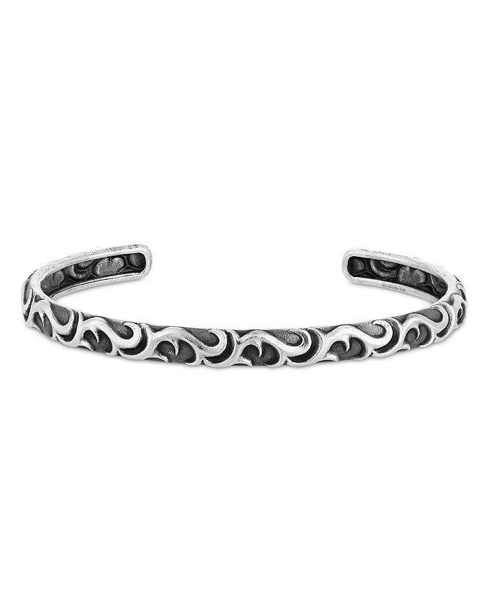 John Varvatos Men
s Sterling Silver Gothic Cuff Bracelet