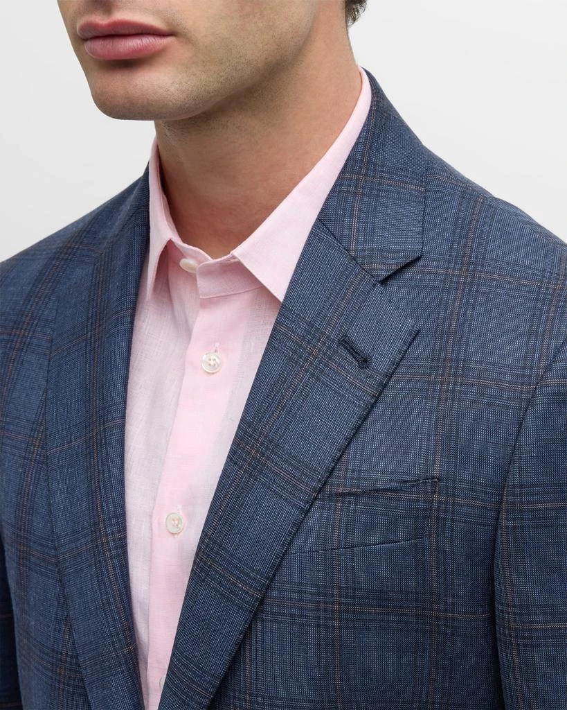 Giorgio Armani Men's Windowpane Plaid Sport Coat 2