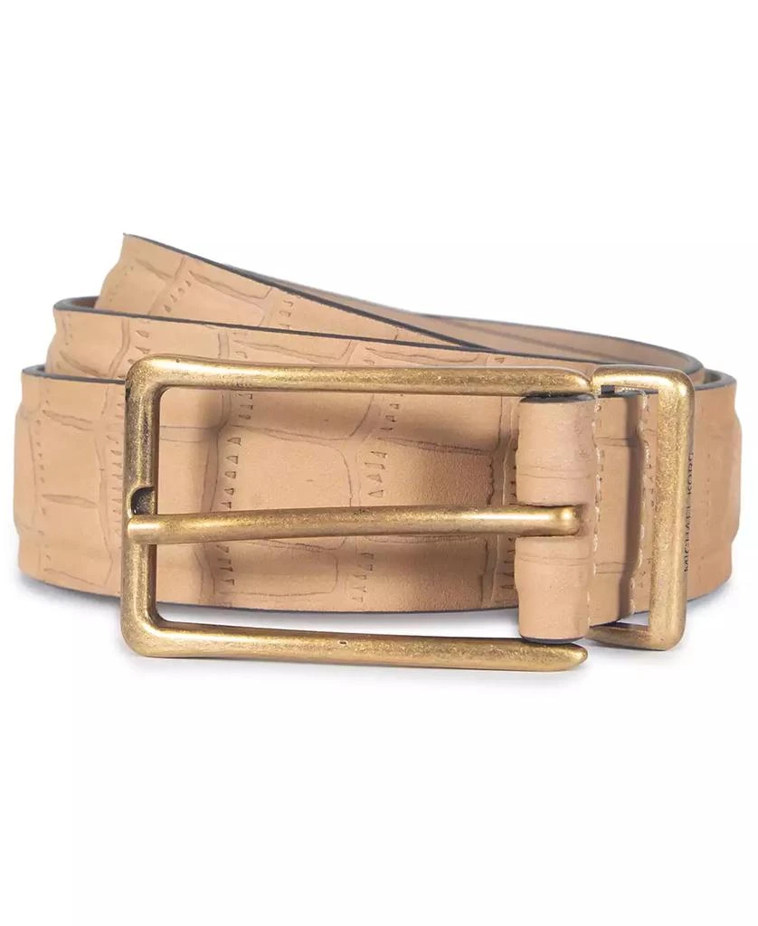 Michael Kors MICHAEL Nubuck Leather Belt