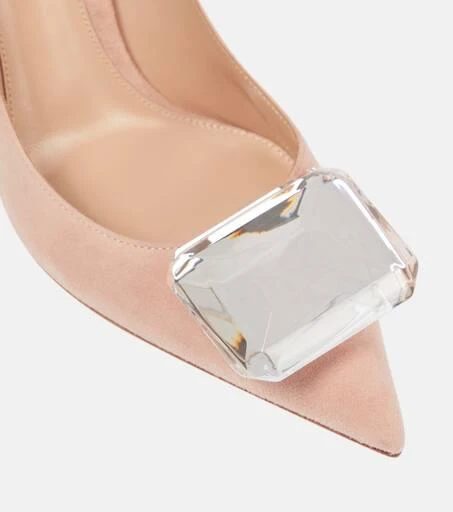 Gianvito Rossi Jaipur 105 embellished suede pumps 6