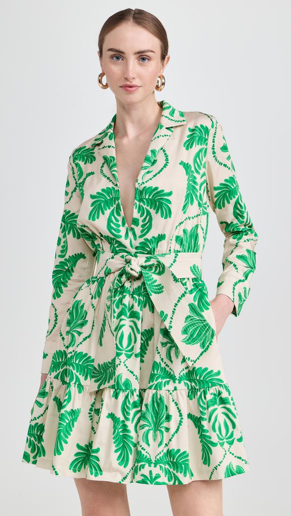 Andres Otalora Postales Mini Dress with Belt