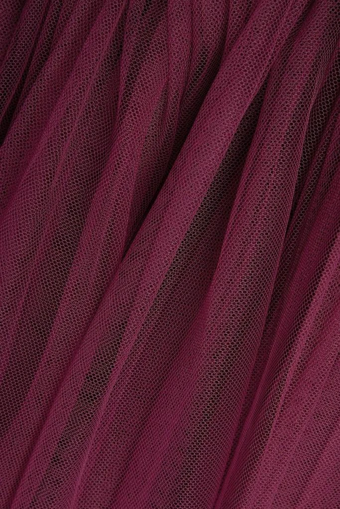 Zac Posen Strapless pleated tulle gown 4