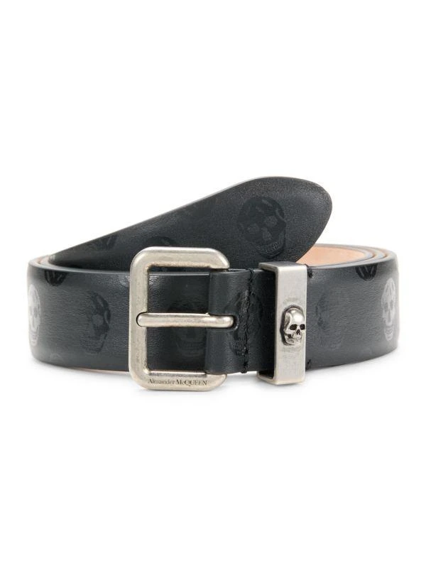Alexander McQueen Skull Leather Belt 1