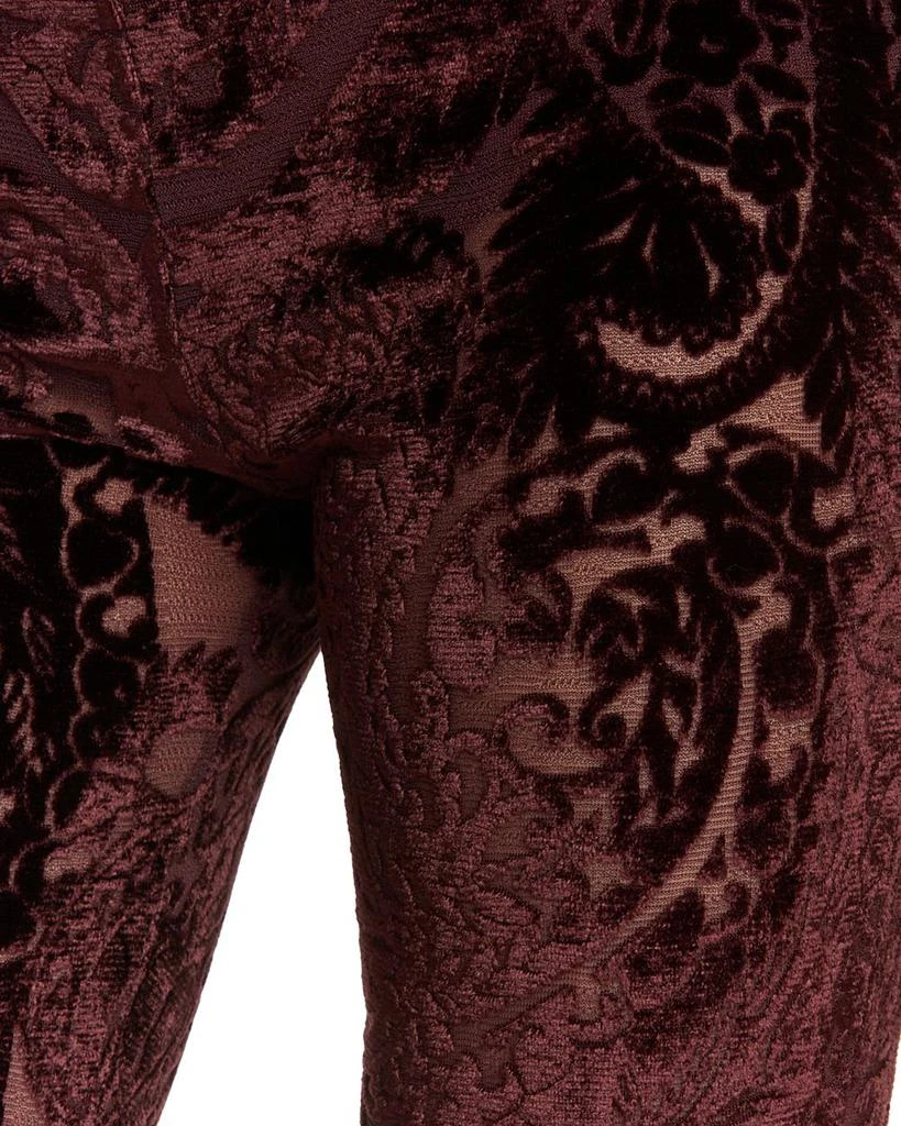 ETRO Velvet Flared Leg Pants 4