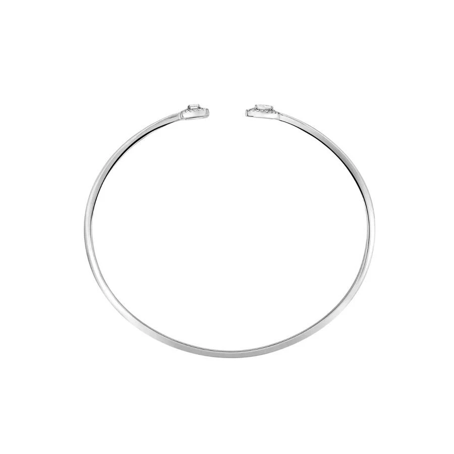 Messika 18k White Gold My Twin Toi 
Moi Thin Diamond Bangle 2