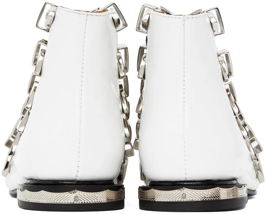 Toga Pulla White Buckle Boots 2