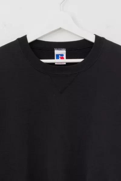 Russell Athletic Vintage 1990s Russell Athletic Black V-Stitch Crewneck Sweatshirt