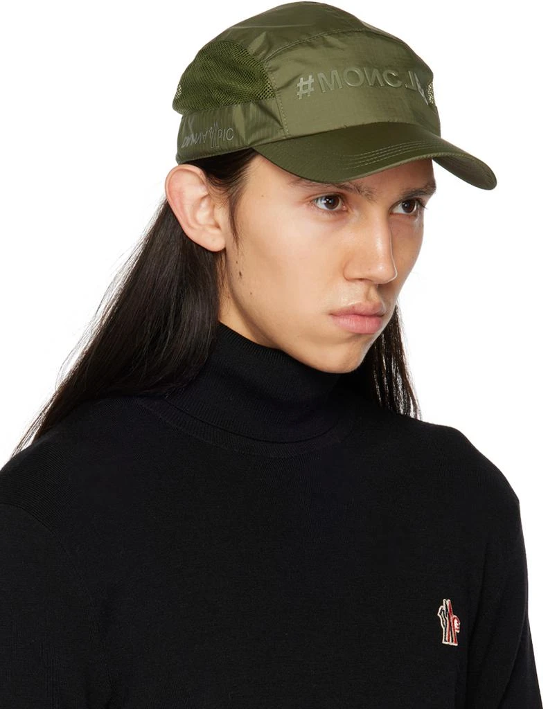 Moncler Khaki Bonded Cap 2