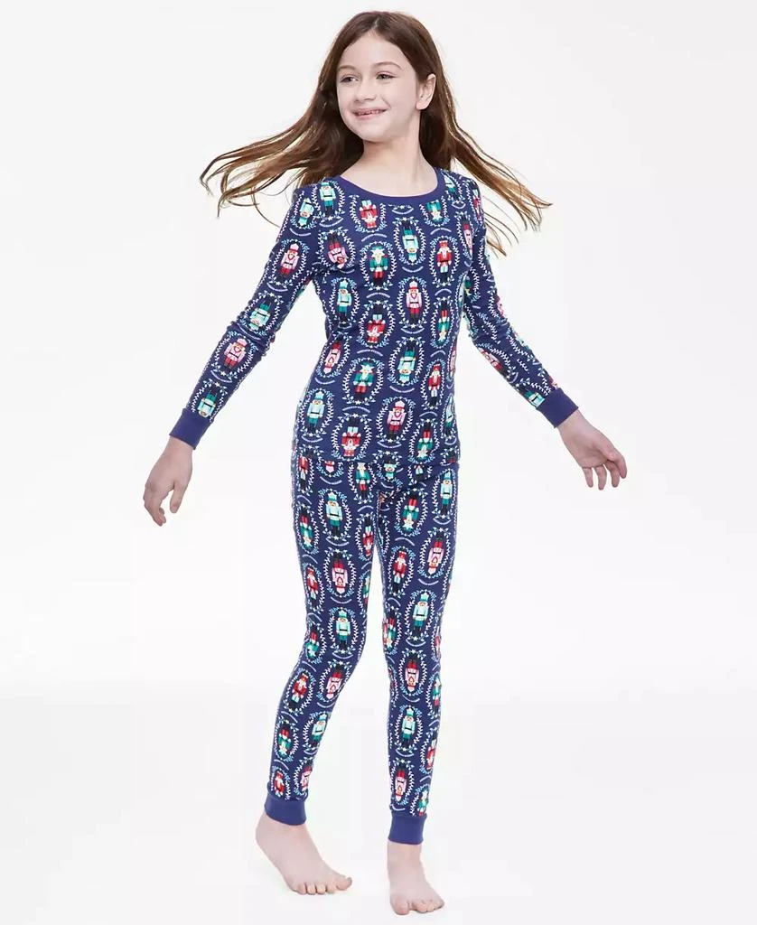 Holiday Lane Little & Big Kids Nutcracker Mix It Cotton Snug Fit Matching Family Pajamas Set, Created for Macy's 1