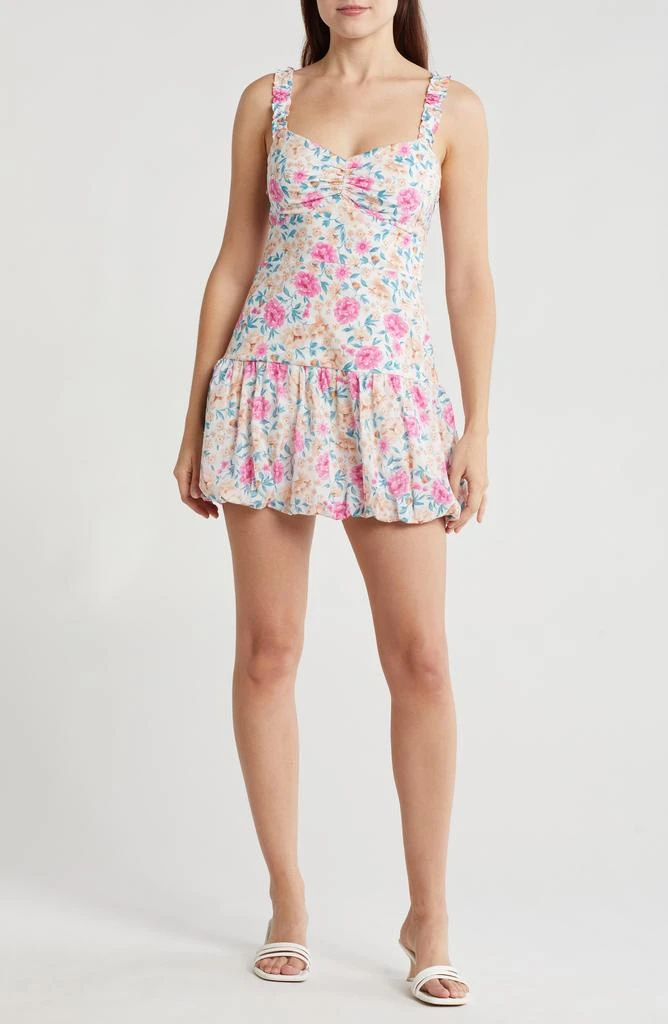 Lush Floral Bubble Dress 1