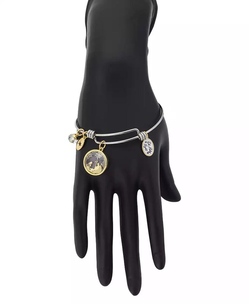Unwritten Crystal "Oh Holy Night" Pendant Bangle Bracelet 3