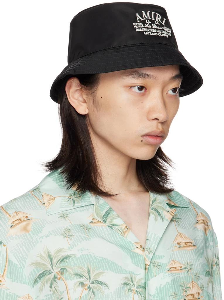 AMIRI Black 'Amiri Arts District' Bucket Hat 2