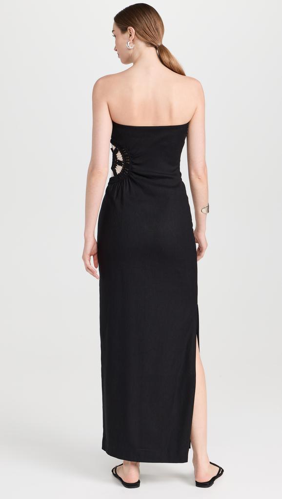 SIR. Dorian Strapless Midi Dress