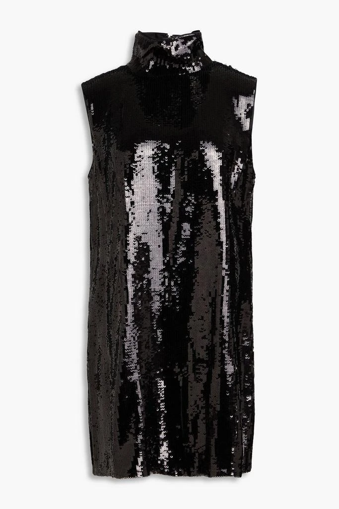 Theory Sequined crepe mini dress 1