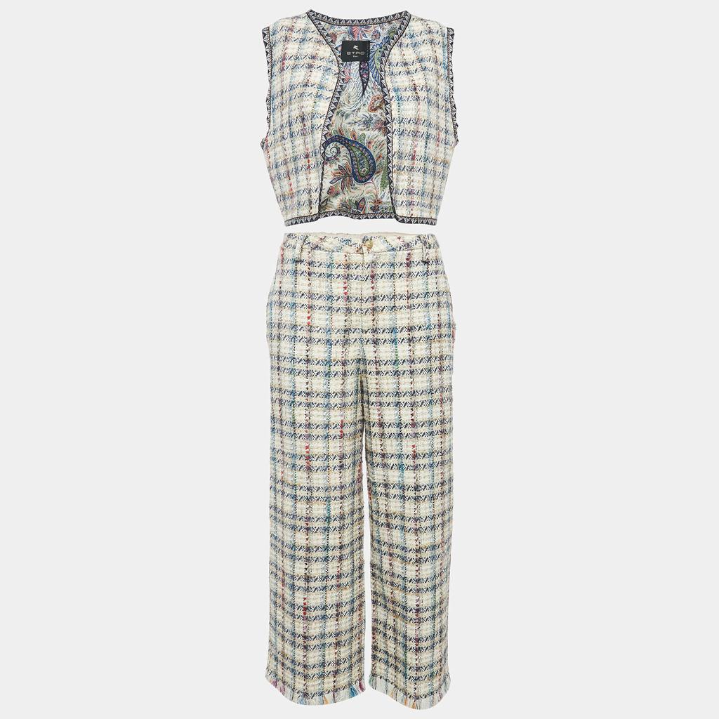 ベスト・ジレ ETRO FW23 Embroidered wool blend vest (115587251 0250) ETRO Embroidered wool blend vest - Gilets - BeyondStyle