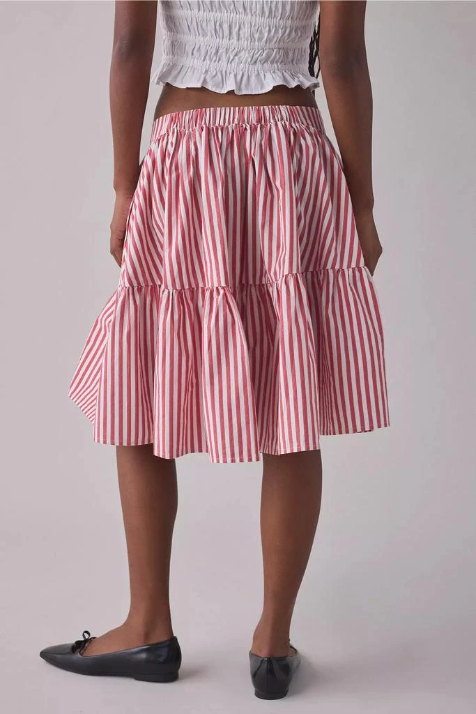 Kimchi Blue Kimchi Blue Malia Tiered Cotton Midi Skirt 4