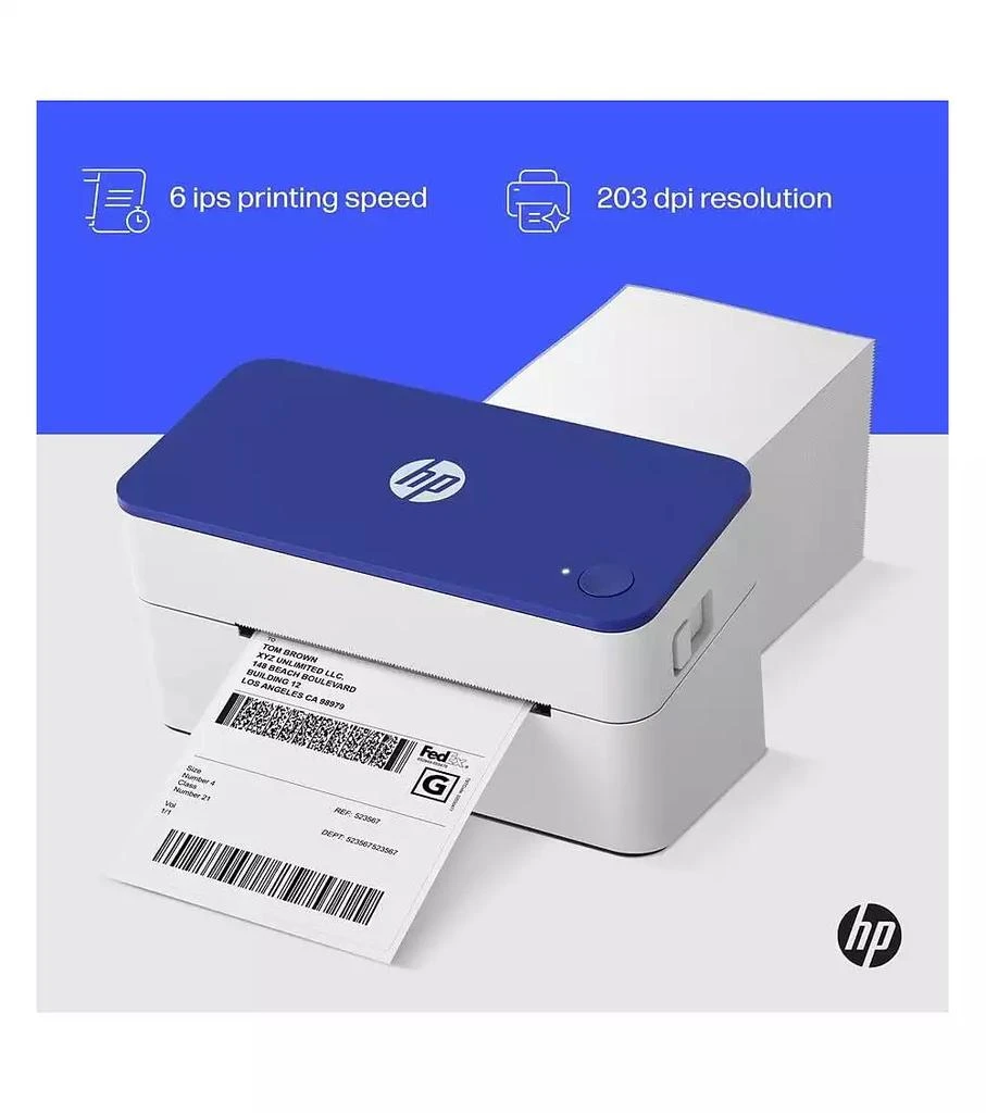 HP Direct Thermal Label Printer KE103 USB, Shipping, Barcode, & More 3