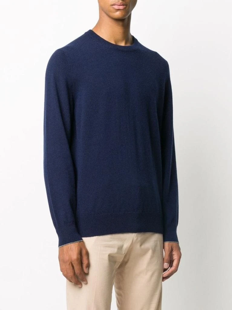 Brunello Cucinelli Cashmere Sweater With Classic Crew Neckline 2