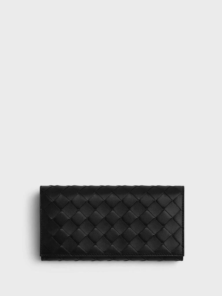 Bottega Veneta Bottega Veneta Braided Wallet With Large Flap Accessories 1