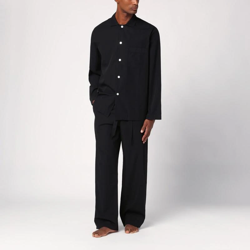 Tekla Black pyjama trousers 3
