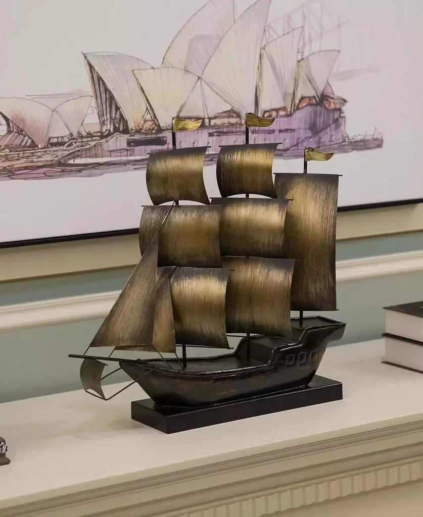 Vintiquewise Nautical Home Decor Sailboat Centerpiece Ship Decor Desktop Decoration 3