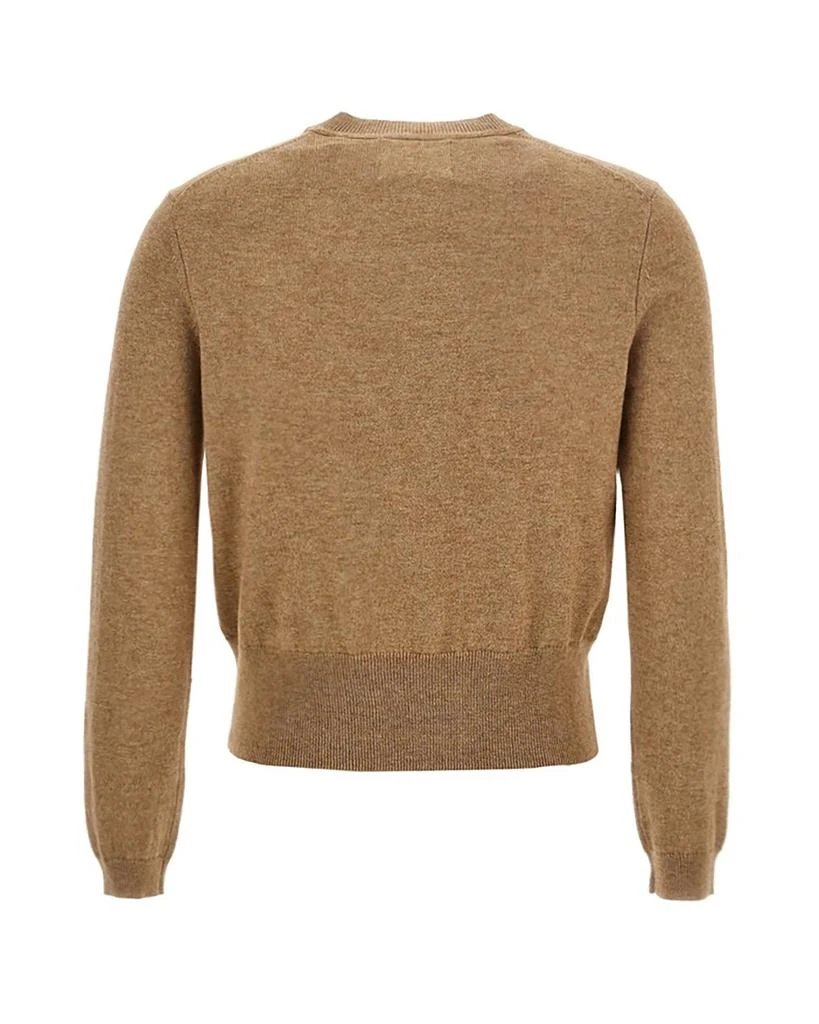 Isabel Marant Étoile Mélange Knit Cardigan with Intarsia Logo 2