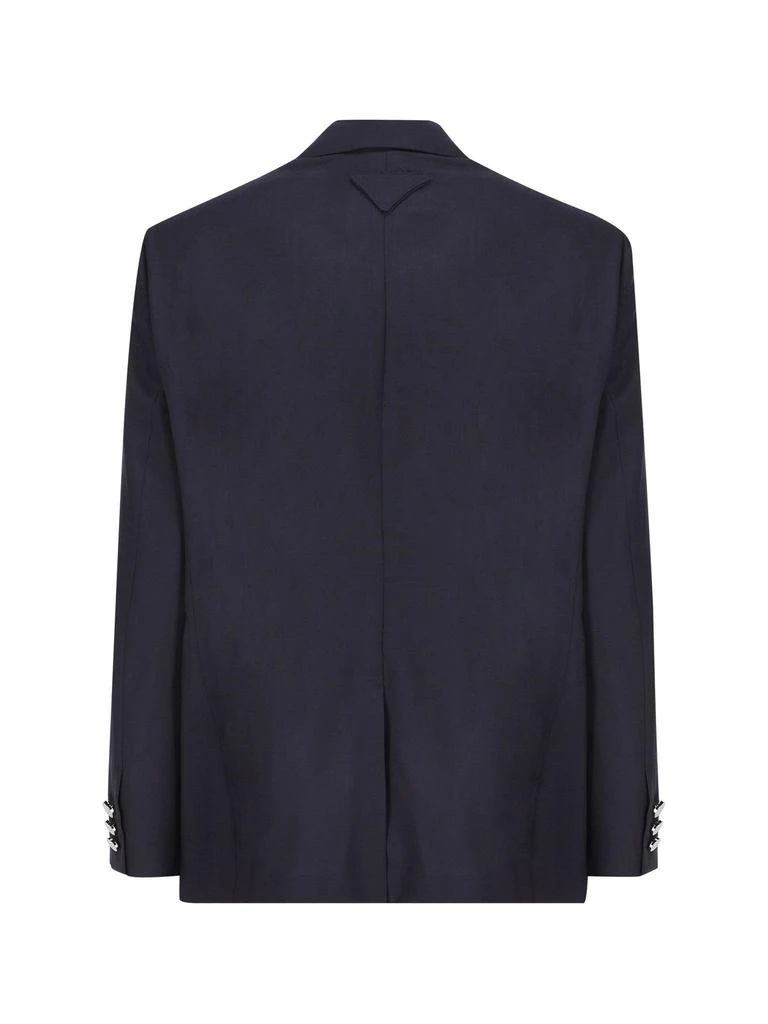 Prada Prada Single Breasted Long-Sleeved Blazer 2