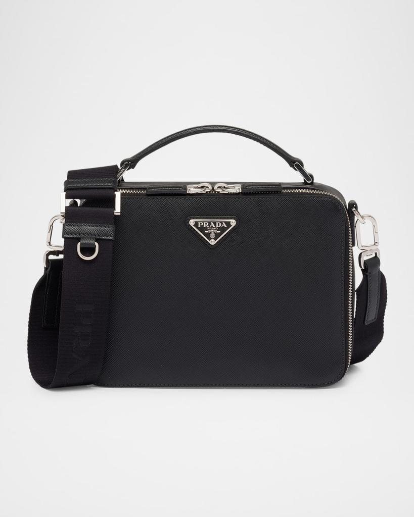 【関税込み】PRADA medium crossbody bag in Re-Nylon and suede Prada Medium Re-Nylon and Suede Shoulder Bag - Shoulder Bags