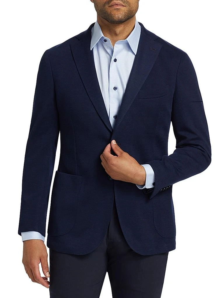 Saks Fifth Avenue COLLECTION Wool Compact Knit Sport Coat 3