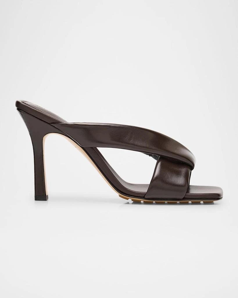 Bottega Veneta Criss Cross Padded Leather Slide Sandals 1