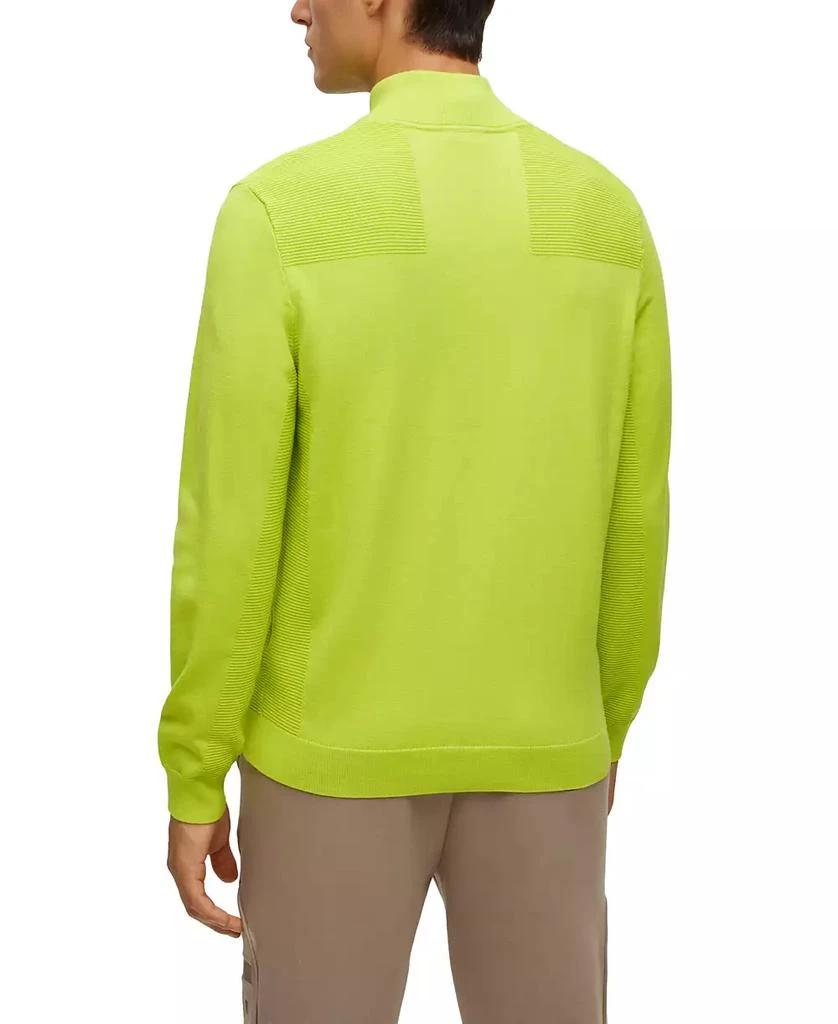 Hugo Boss Men's Branded Zip-Neck Sweater 2