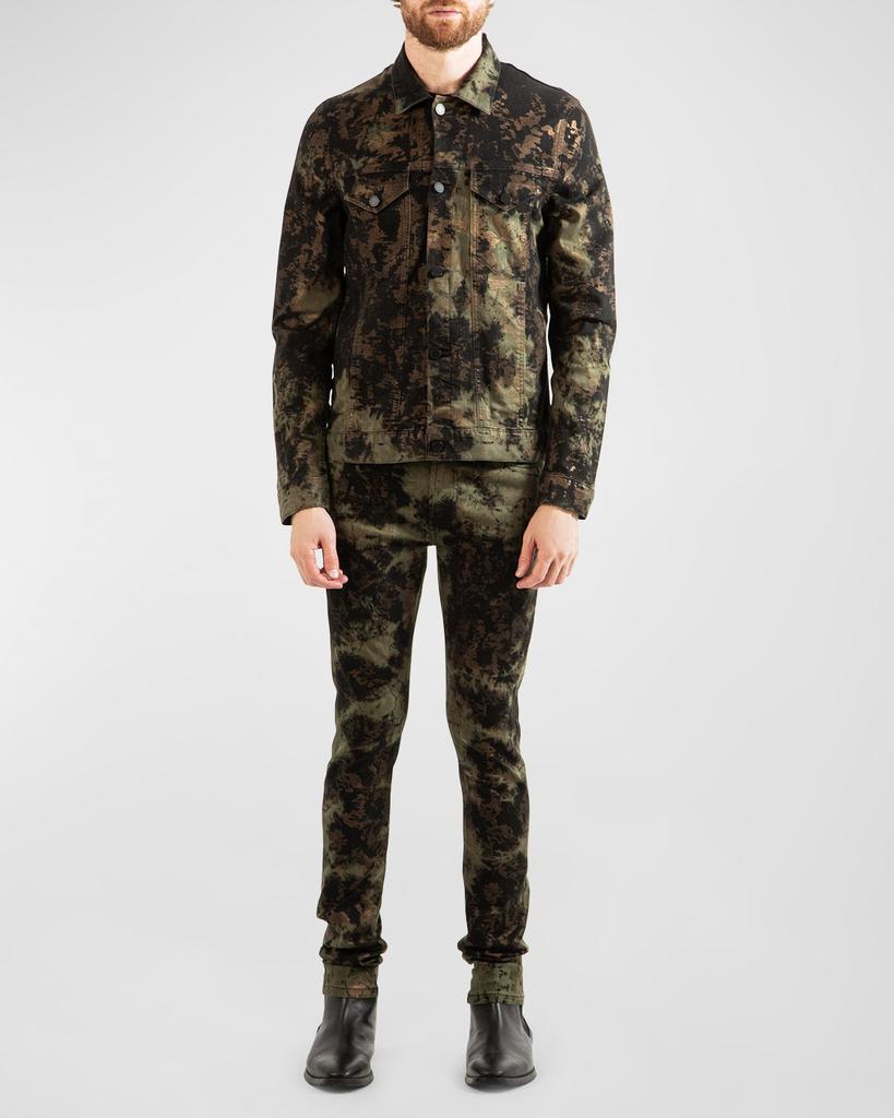 MONFRÈRE Men's Tie-Dye Trucker Jacket