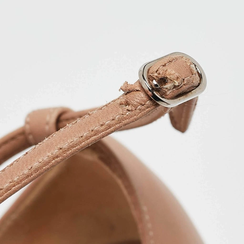 Christian Louboutin Christian Louboutin Beige Leather Uptown Ankle Strap Pumps Size 38 6
